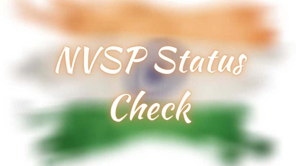 NVSP Status Check