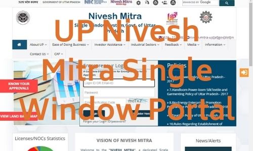 UP Nivesh Mitra Single Window Portal: Online Apply, Eligibility