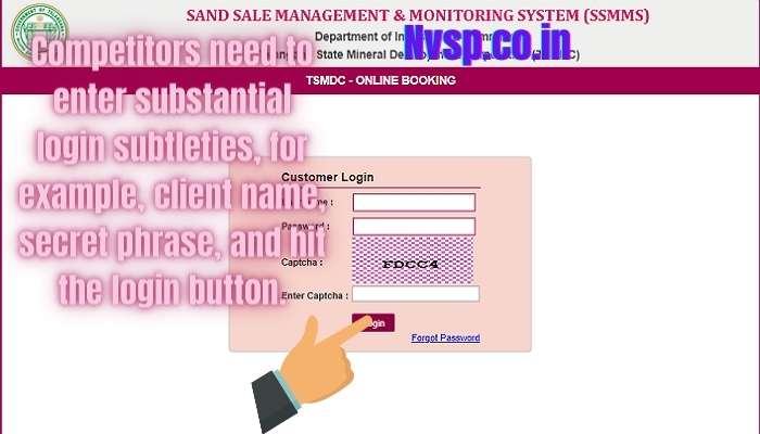 Online Sand Booking in Telangana Portal